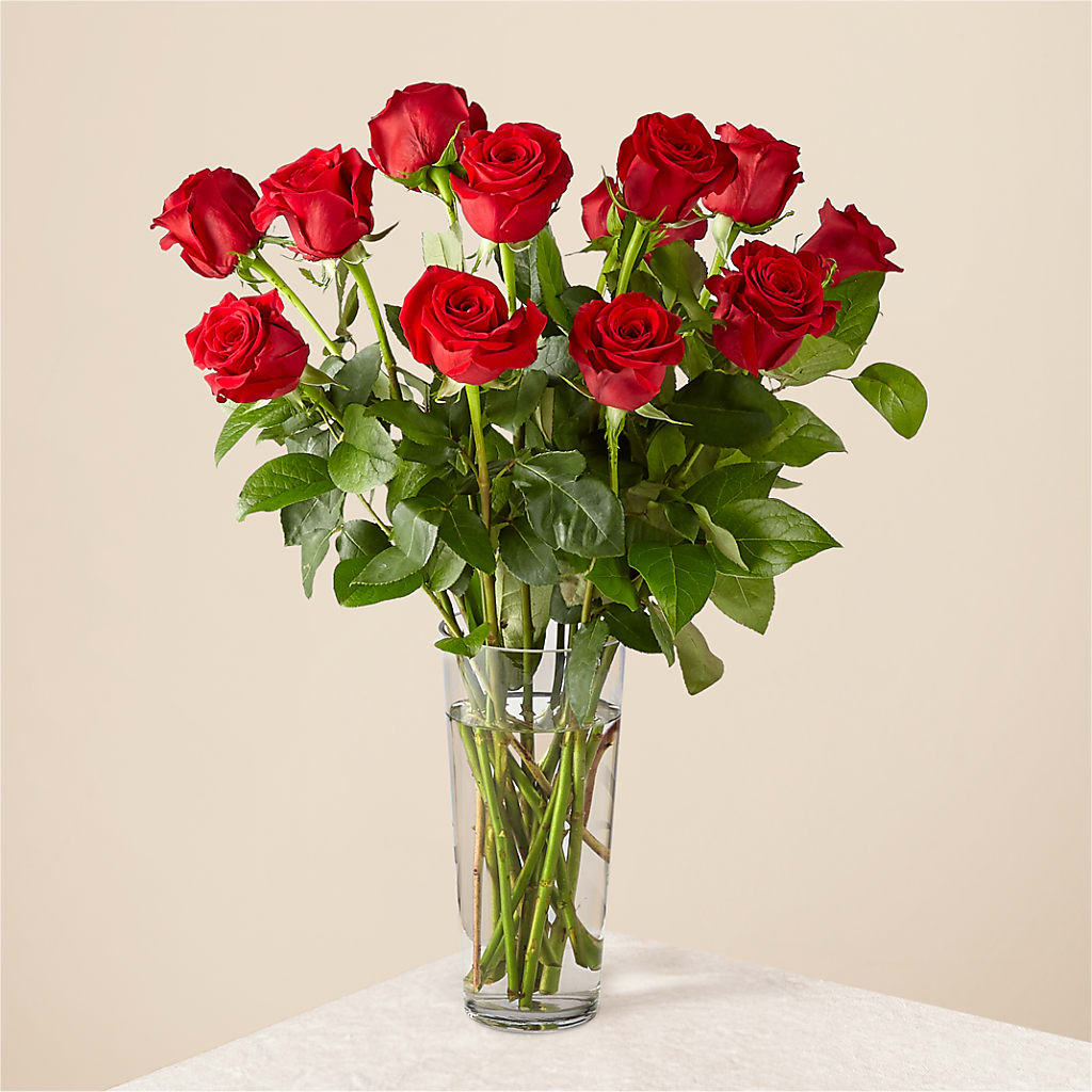 Long Stem Red Rose Bouquet – ELLIOTT'S FLORIST & GIFTS, INC., Appomattox VA