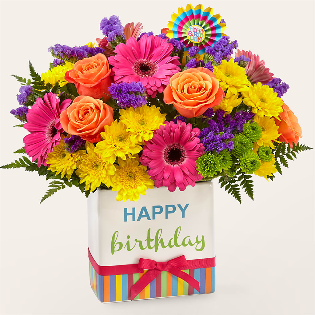 Birthday Brights Bouquet – ELLIOTT'S FLORIST & GIFTS, INC., Appomattox VA