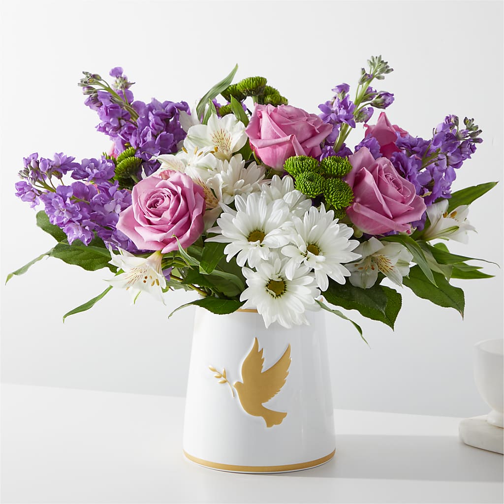 Garden of Peace Bouquet – ELLIOTT'S FLORIST & GIFTS, INC., Appomattox VA