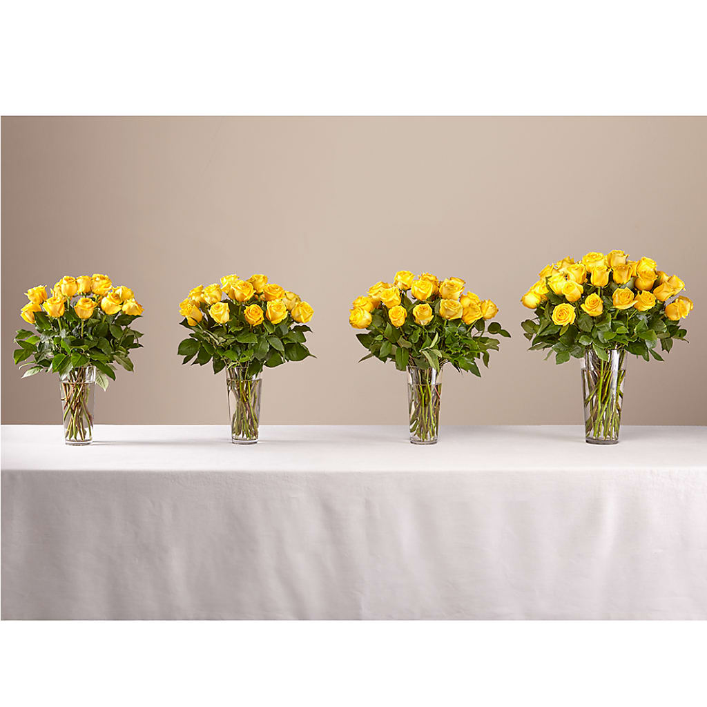 Long Stem Yellow Rose Bouquet – ELLIOTT'S FLORIST & GIFTS, INC., Appomattox VA