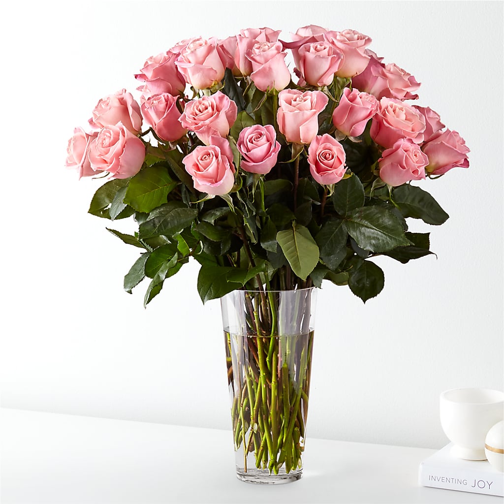Long Stem Pink Rose Bouquet – ELLIOTT'S FLORIST & GIFTS, INC., Appomattox VA