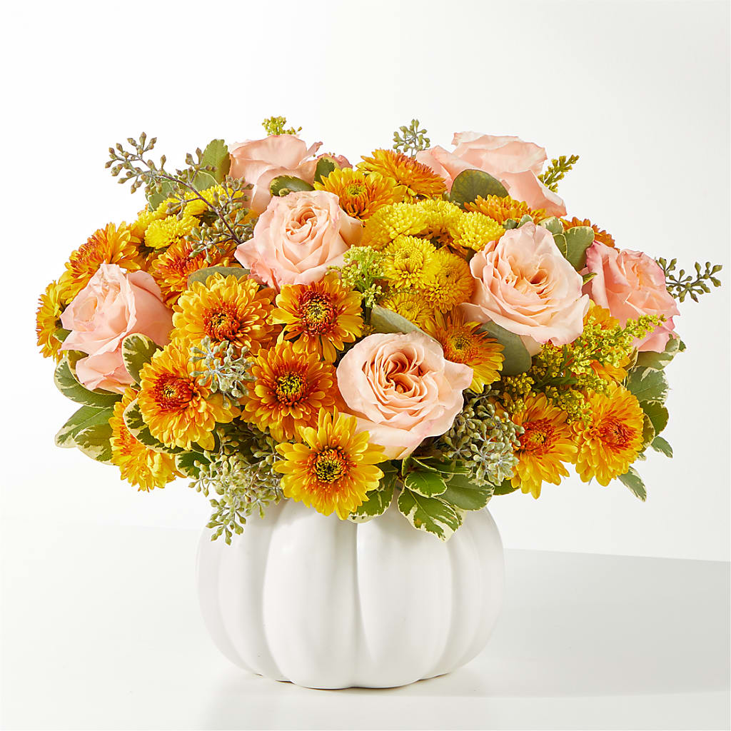 Peachy Pumpkin – ELLIOTT'S FLORIST & GIFTS, INC., Appomattox VA