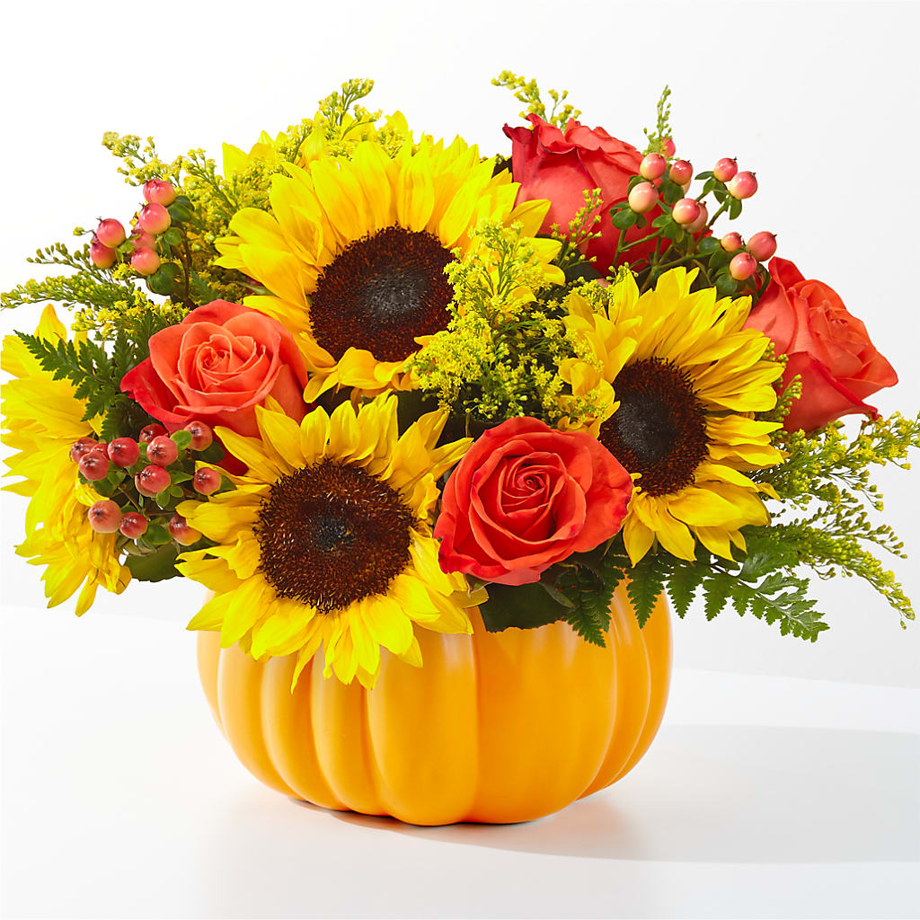Pick of the Patch Pumpkin Bouquet – ELLIOTT'S FLORIST & GIFTS, INC., Appomattox VA