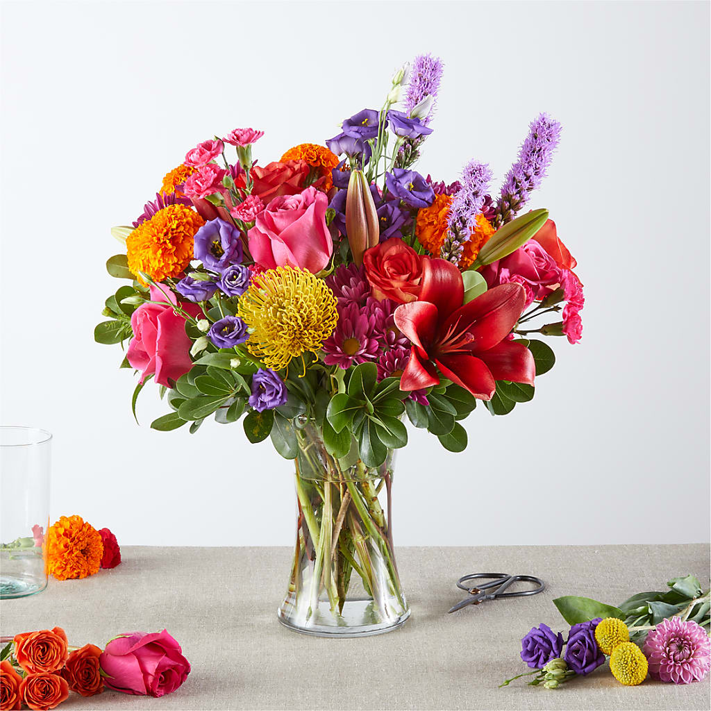 Feast of Color – A Florist Original – ELLIOTT'S FLORIST & GIFTS, INC., Appomattox VA