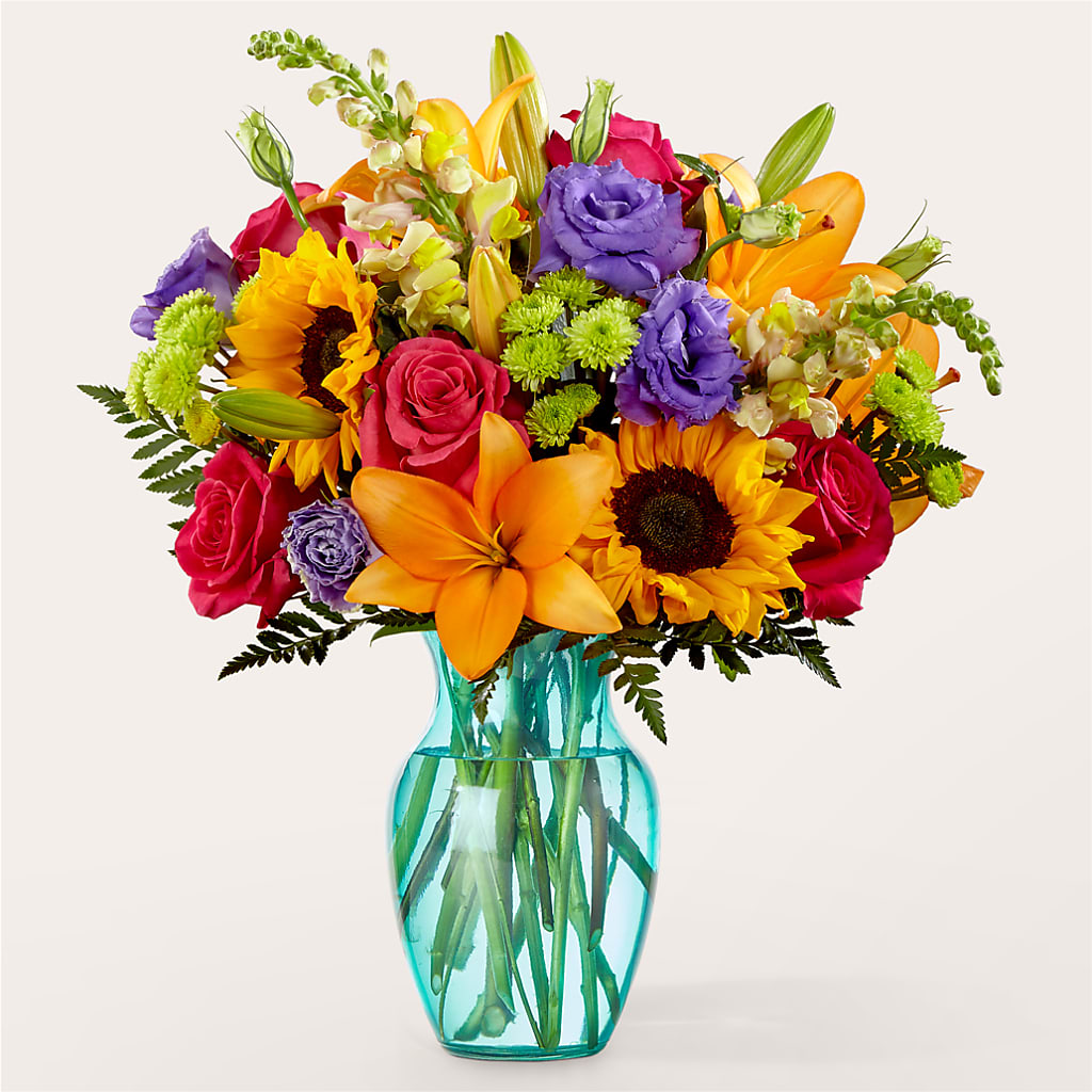 Double Rainbow Bouquet – ELLIOTT'S FLORIST & GIFTS, INC., Appomattox VA