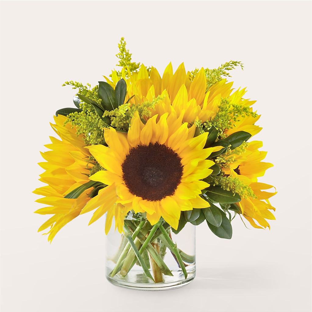 Beaming Sunflower Bouquet – ELLIOTT'S FLORIST & GIFTS, INC., Appomattox VA