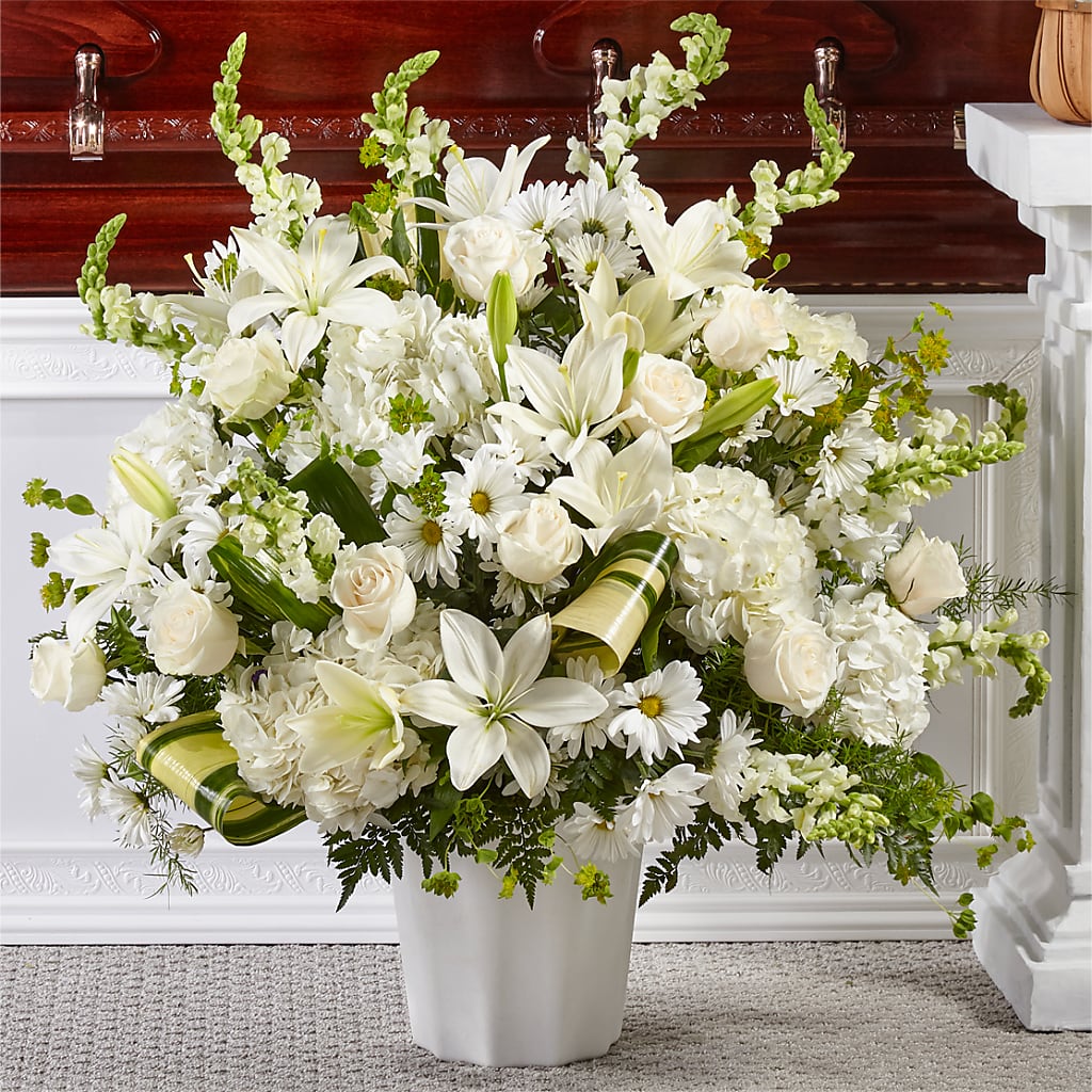 Thoughts of Tranquility Floor Basket – ELLIOTT'S FLORIST & GIFTS, INC., Appomattox VA