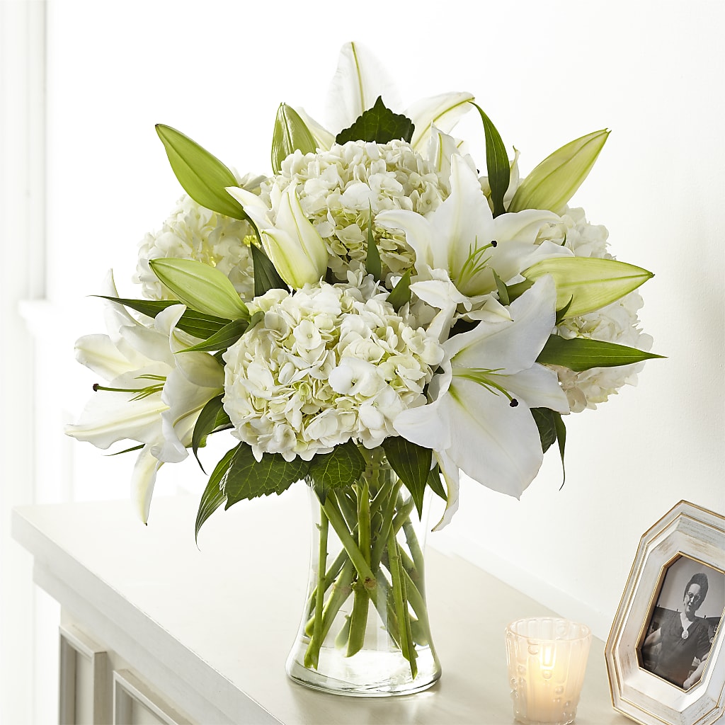 Compassionate Lily Bouquet – ELLIOTT'S FLORIST & GIFTS, INC., Appomattox VA