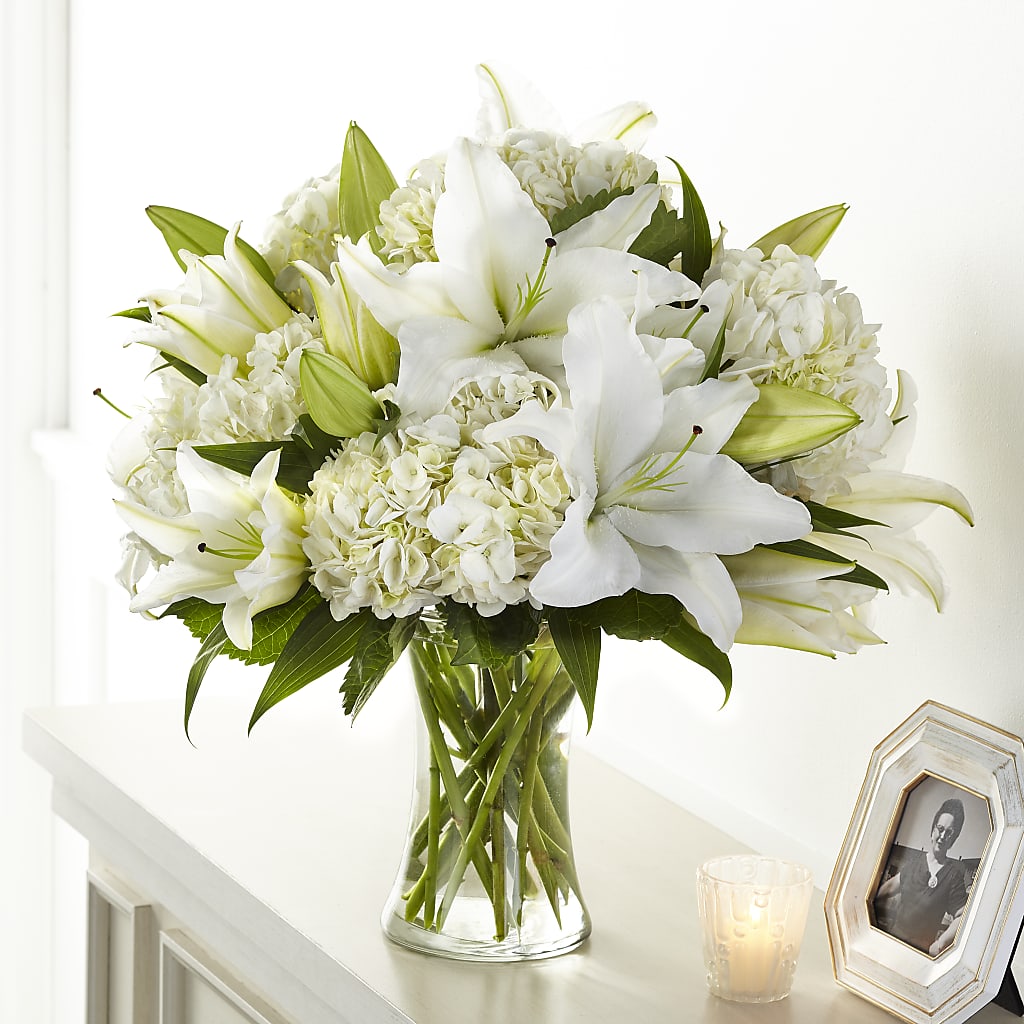 Compassionate Lily Bouquet – ELLIOTT'S FLORIST & GIFTS, INC., Appomattox VA