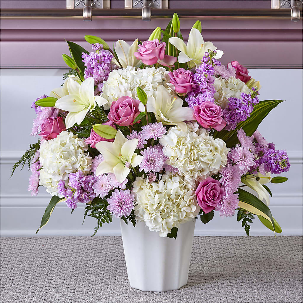 Heaven Sent Floor Basket – ELLIOTT'S FLORIST & GIFTS, INC., Appomattox VA