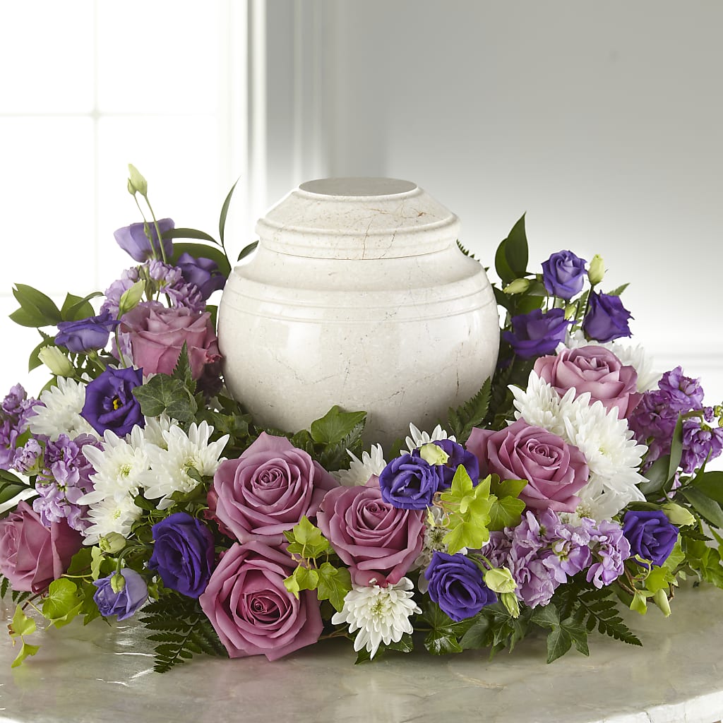 Blooming Sympathy Cremation Adornment – ELLIOTT'S FLORIST & GIFTS, INC., Appomattox VA