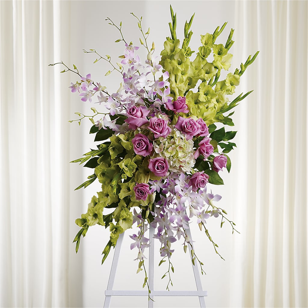Lasting Legacy Standing Spray – ELLIOTT'S FLORIST & GIFTS, INC., Appomattox VA