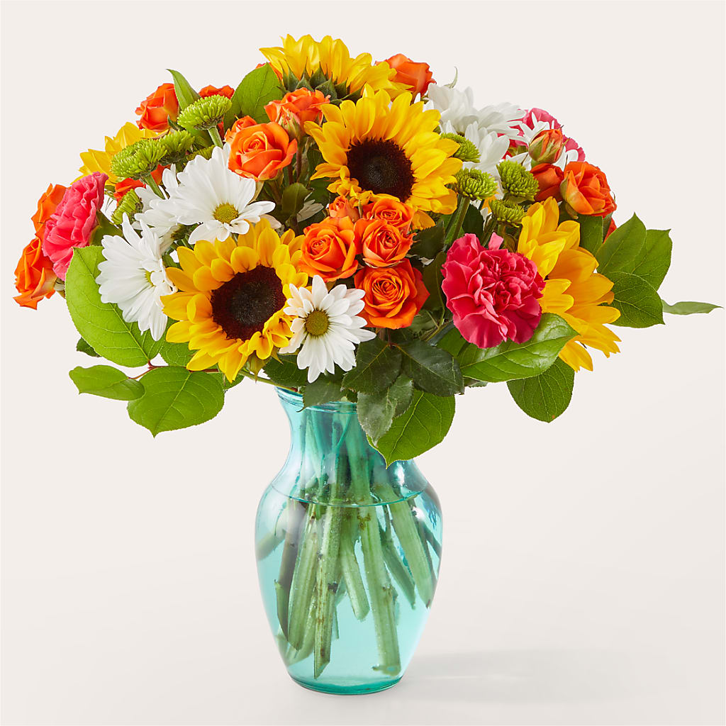 Sun-drenched Blooms Bouquet – ELLIOTT'S FLORIST & GIFTS, INC., Appomattox VA