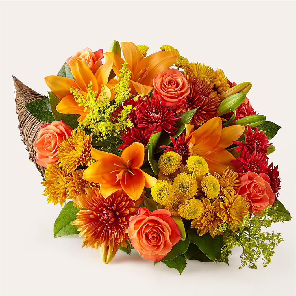 Feast of Color Cornucopia – ELLIOTT'S FLORIST & GIFTS, INC., Appomattox VA