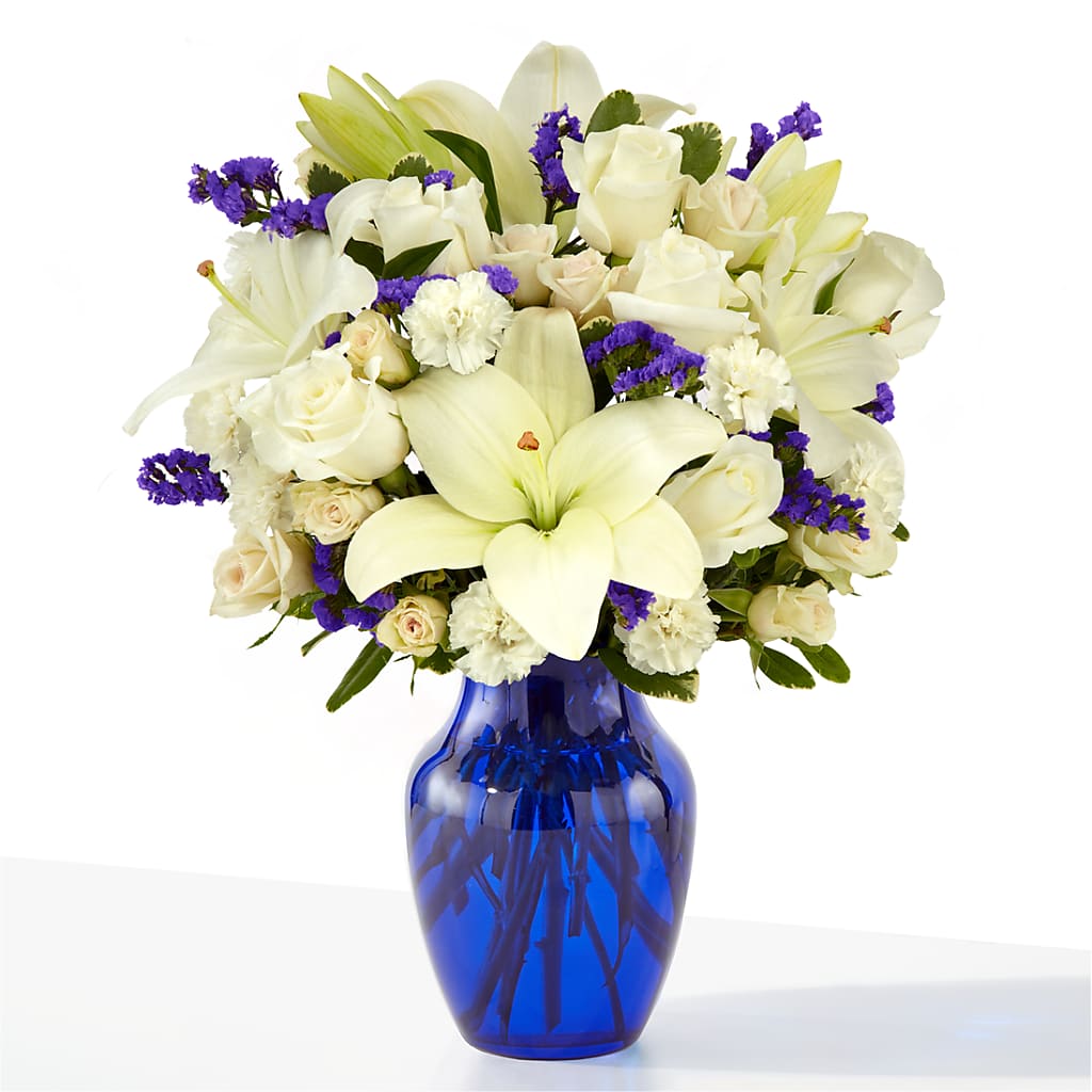 Sapphire Rush Bouquet – ELLIOTT'S FLORIST & GIFTS, INC., Appomattox VA