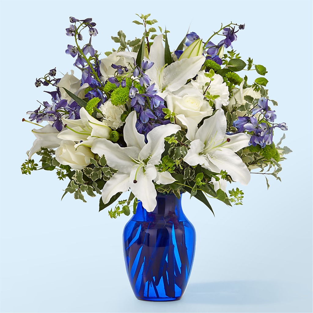 Santorini Bouquet – ELLIOTT'S FLORIST & GIFTS, INC., Appomattox VA
