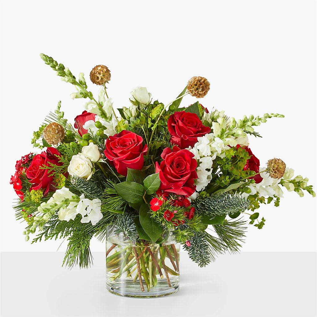 Deck the Halls Bouquet – ELLIOTT'S FLORIST & GIFTS, INC., Appomattox VA