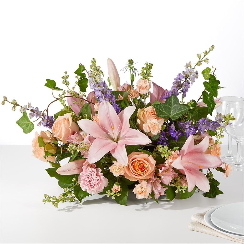 Blossom Time Centerpiece – ELLIOTT'S FLORIST & GIFTS, INC., Appomattox VA