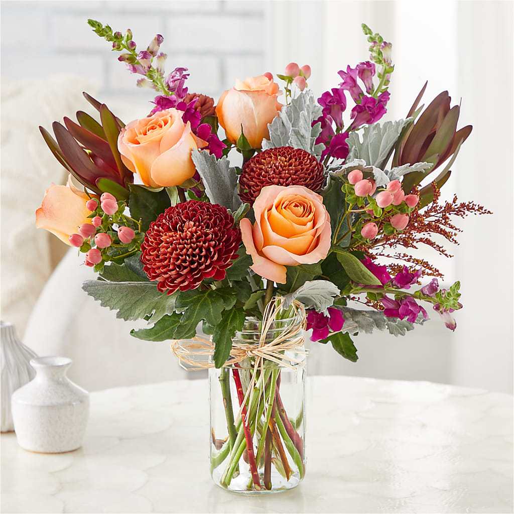 Moody Hues Bouquet – ELLIOTT'S FLORIST & GIFTS, INC., Appomattox VA