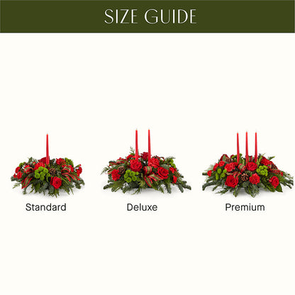 By the Candlelight Centerpiece – ELLIOTT'S FLORIST & GIFTS, INC., Appomattox VA
