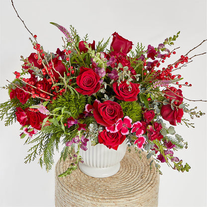 Big Red Bow Bouquet – ELLIOTT'S FLORIST & GIFTS, INC., Appomattox VA