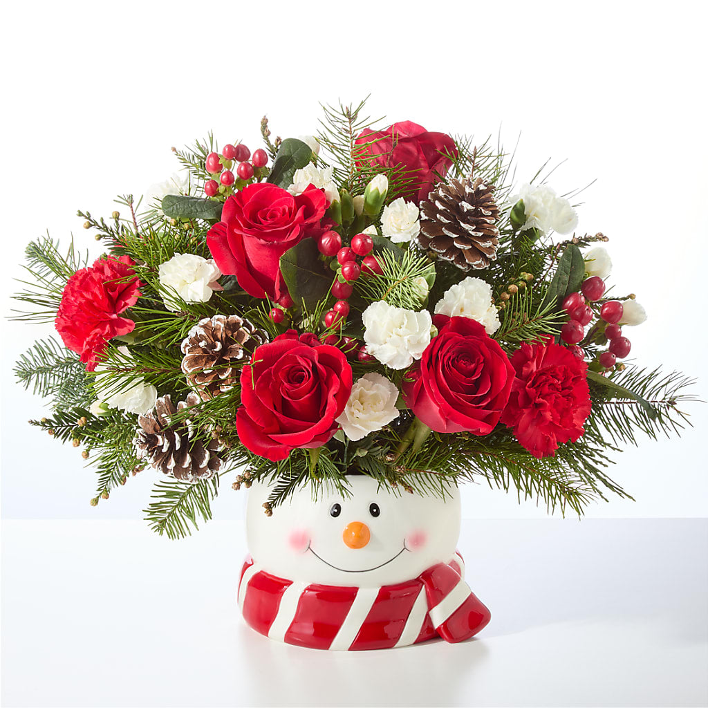 Jolly Snowman Bouquet – ELLIOTT'S FLORIST & GIFTS, INC., Appomattox VA