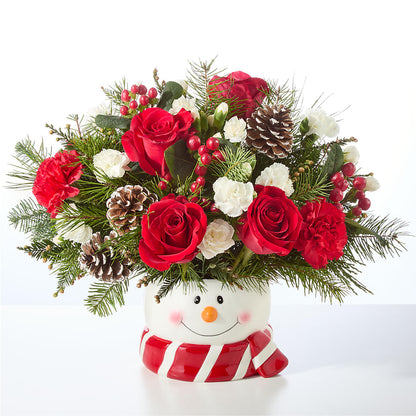 Jolly Snowman Bouquet – ELLIOTT'S FLORIST & GIFTS, INC., Appomattox VA
