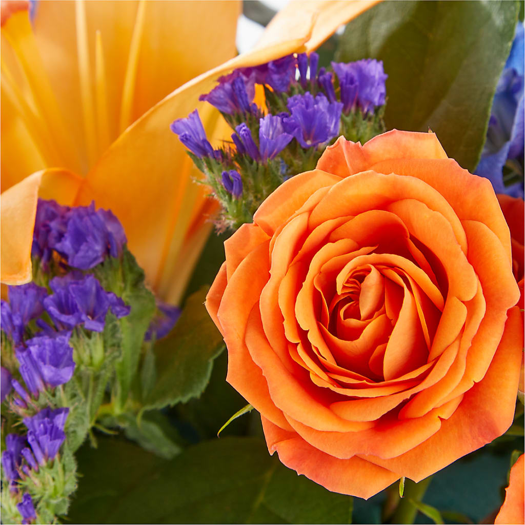 Radiant Citrus Box Bouquet – ELLIOTT'S FLORIST & GIFTS, INC., Appomattox VA