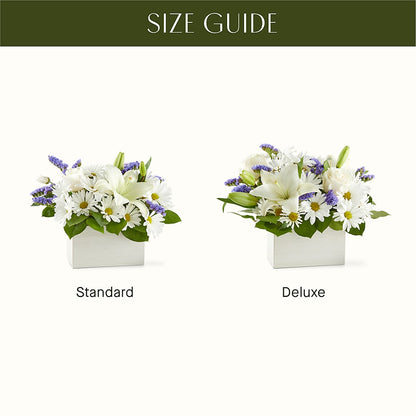 Beyond Blue Box Bouquet – ELLIOTT'S FLORIST & GIFTS, INC., Appomattox VA