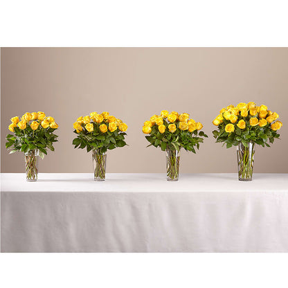 Long Stem Yellow Rose Bouquet – ELLIOTT'S FLORIST & GIFTS, INC., Appomattox VA