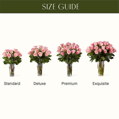 Long Stem Pink Rose Bouquet – ELLIOTT'S FLORIST & GIFTS, INC., Appomattox VA