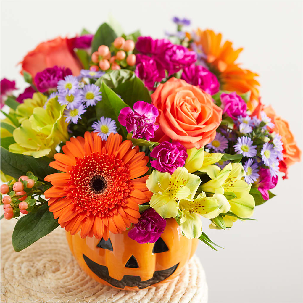 Tricks & Treats Pumpkin – ELLIOTT'S FLORIST & GIFTS, INC., Appomattox VA
