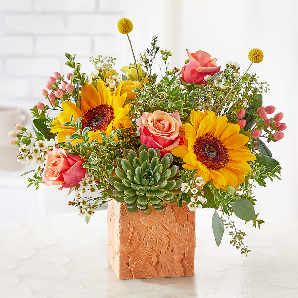 Sunflower Season Bouquet – ELLIOTT'S FLORIST & GIFTS, INC., Appomattox VA