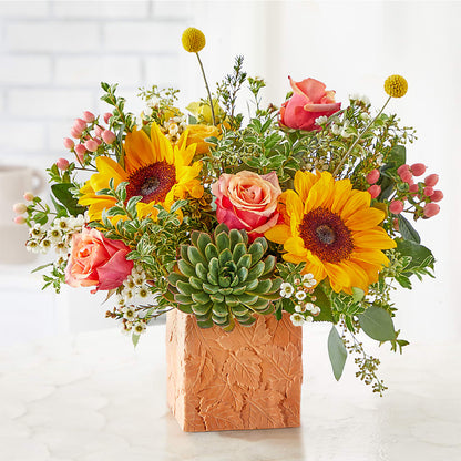 Sunflower Season Bouquet – ELLIOTT'S FLORIST & GIFTS, INC., Appomattox VA