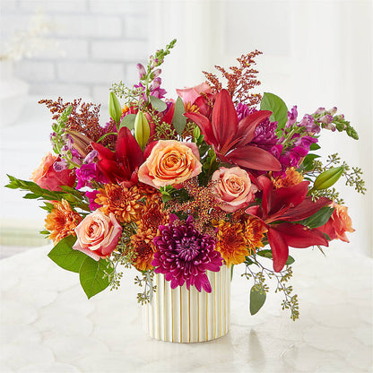 Burgundy Landscape Bouquet – ELLIOTT'S FLORIST & GIFTS, INC., Appomattox VA