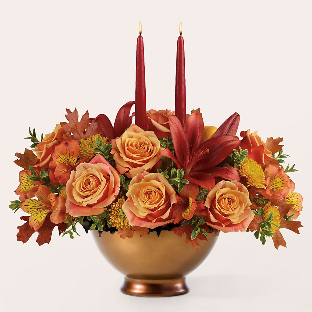Harvest Table Centerpiece – ELLIOTT'S FLORIST & GIFTS, INC., Appomattox VA