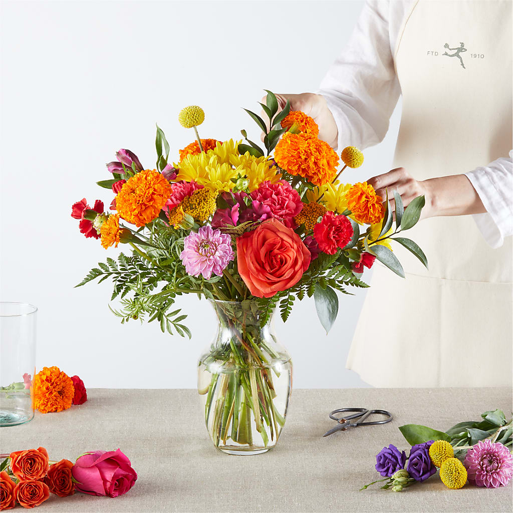 Feast of Color – A Florist Original – ELLIOTT'S FLORIST & GIFTS, INC., Appomattox VA