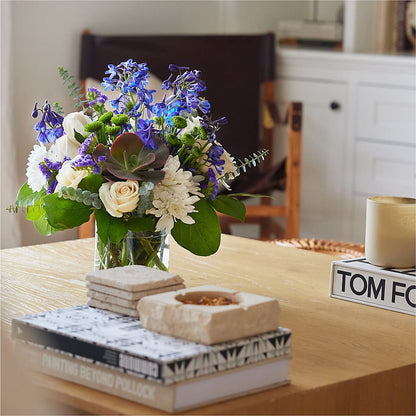 Cerulean Waves Bouquet – ELLIOTT'S FLORIST & GIFTS, INC., Appomattox VA