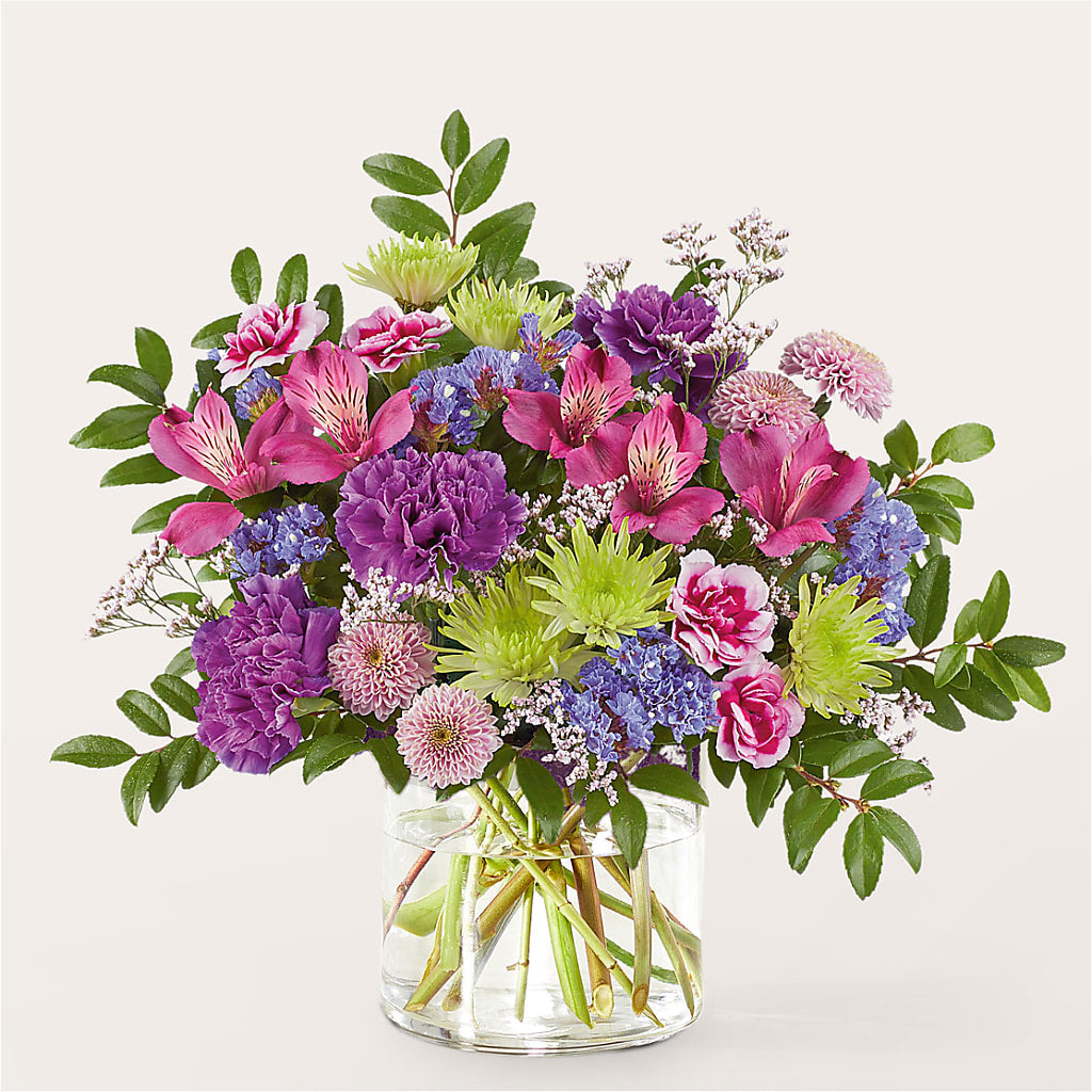 Glass Half Full Bouquet – ELLIOTT'S FLORIST & GIFTS, INC., Appomattox VA