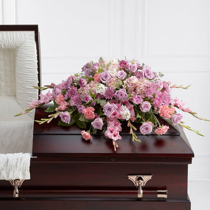 Immorata Casket Spray – ELLIOTT'S FLORIST & GIFTS, INC., Appomattox VA