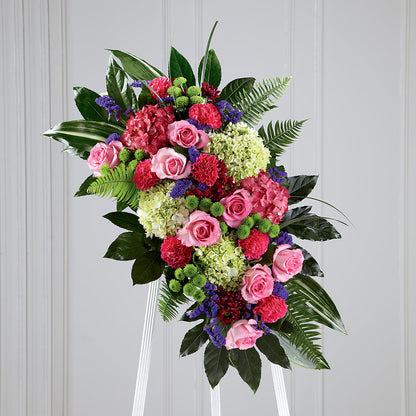 Refreshing Mix Standing Spray – ELLIOTT'S FLORIST & GIFTS, INC., Appomattox VA