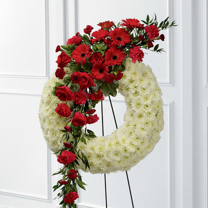 Graceful Tribute Wreath – ELLIOTT'S FLORIST & GIFTS, INC., Appomattox VA