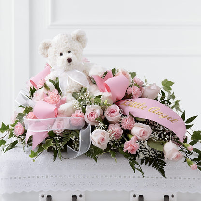 Touch of Sympathy Casket Spray – ELLIOTT'S FLORIST & GIFTS, INC., Appomattox VA