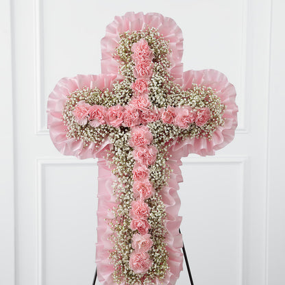Angel's Cross Easel – ELLIOTT'S FLORIST & GIFTS, INC., Appomattox VA