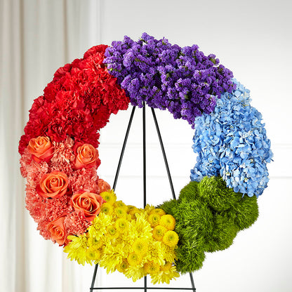 Circle of Love Wreath – ELLIOTT'S FLORIST & GIFTS, INC., Appomattox VA