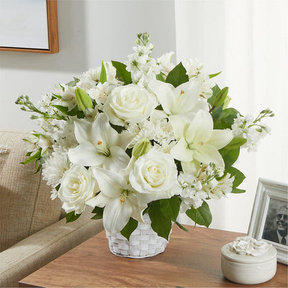 Peaceful Reflections Arrangement – ELLIOTT'S FLORIST & GIFTS, INC., Appomattox VA