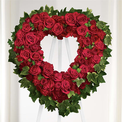 Wholehearted Standing Spray – ELLIOTT'S FLORIST & GIFTS, INC., Appomattox VA