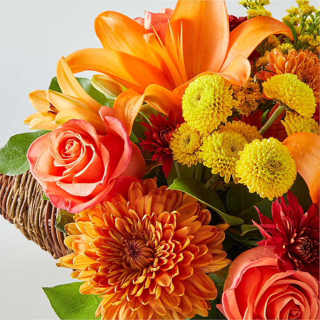 Bouquet of Blessings Cornucopia – ELLIOTT'S FLORIST & GIFTS, INC., Appomattox VA