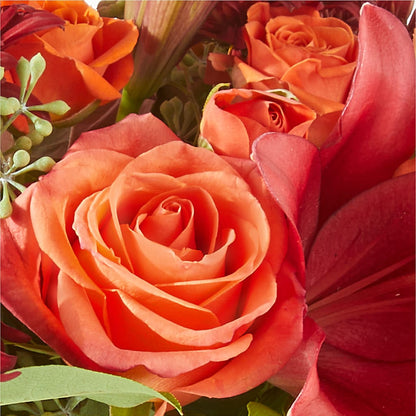Crimson Leaves Bouquet – ELLIOTT'S FLORIST & GIFTS, INC., Appomattox VA