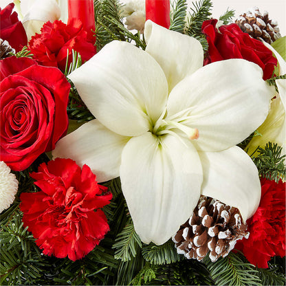 Seasonal Festivities Centerpiece – ELLIOTT'S FLORIST & GIFTS, INC., Appomattox VA